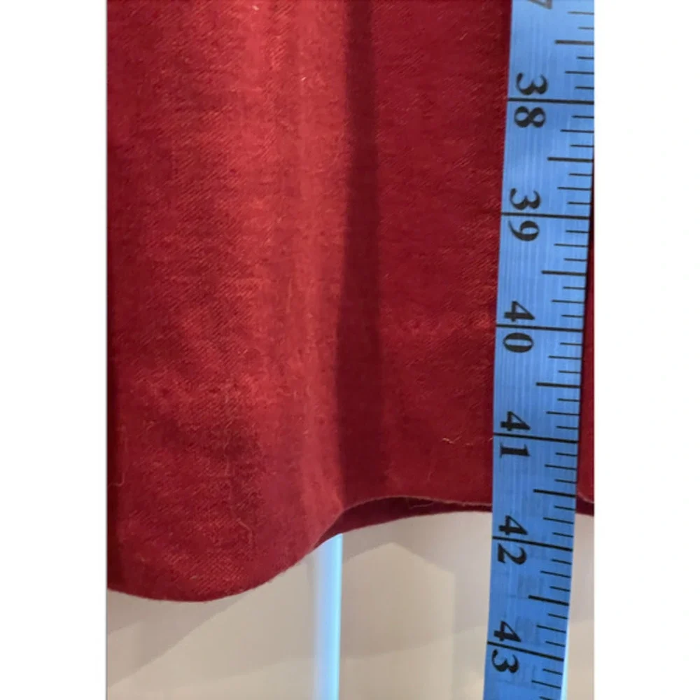 Vintage‎ Homemade Funky Pink Red Blue Ruffle Costume with Belt Boho Small